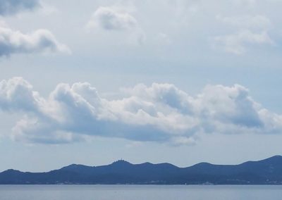 views of Zadar channel islands Ugljan Dugi Otok